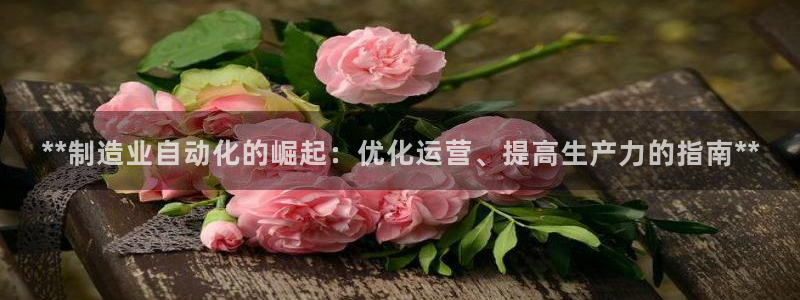 彩神8官网合法吗：**制造业自动化的崛起：优化运营、提高生产